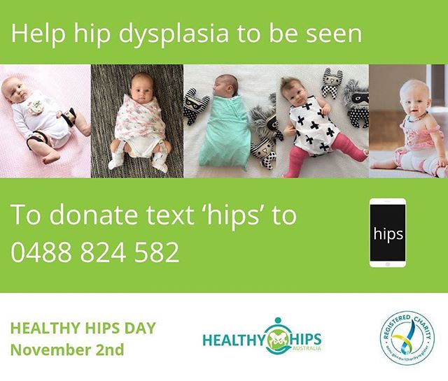 Today is Healthy Hips Day. Time to raise funds for Healthy Hips Australia. Your donations will help  to increase awareness for hip dysplasia, improve early diagnosis rates and support those impacted by the condition.
#healthyhipsaustralia