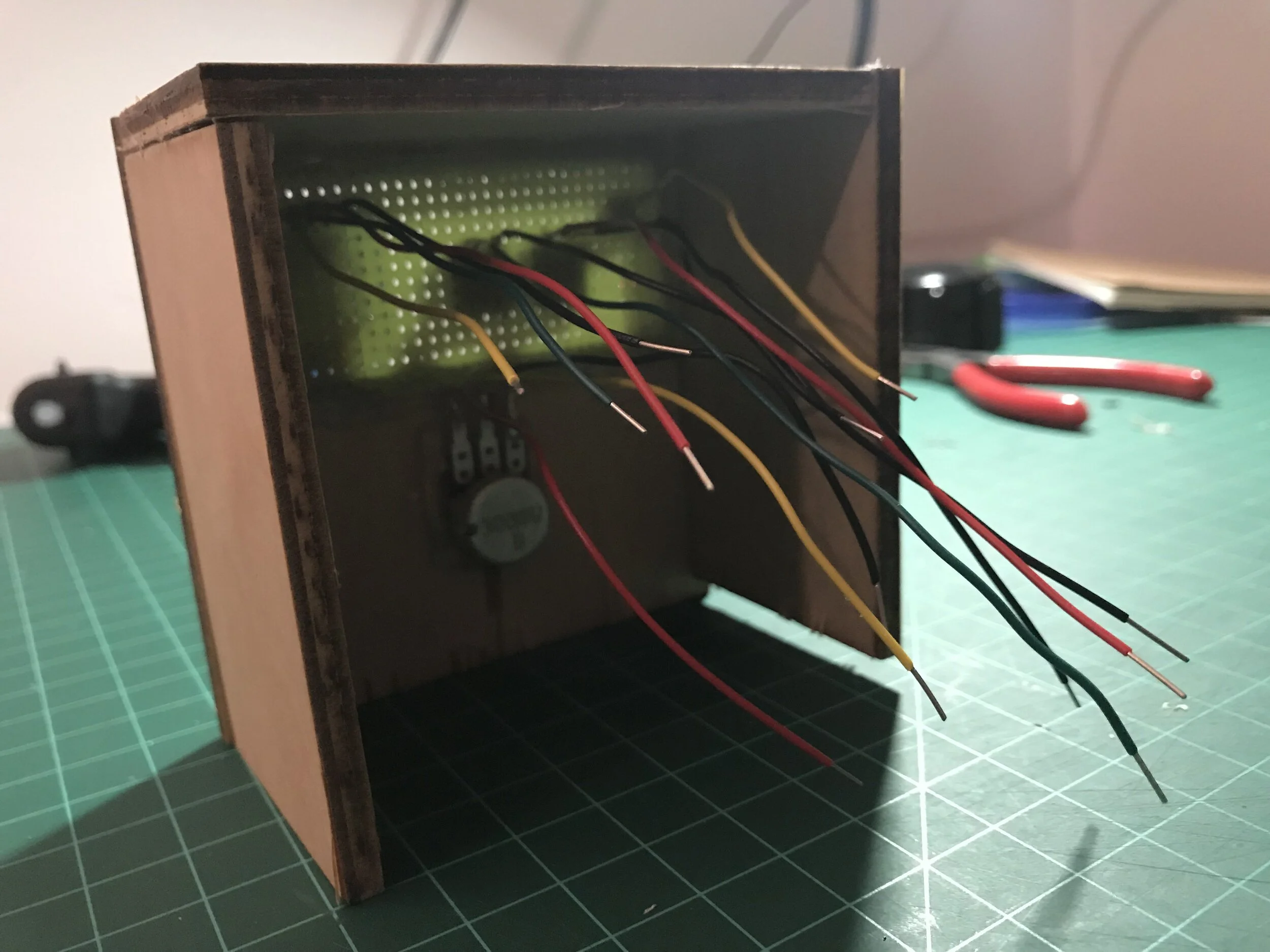 potentiometer is mounted directly