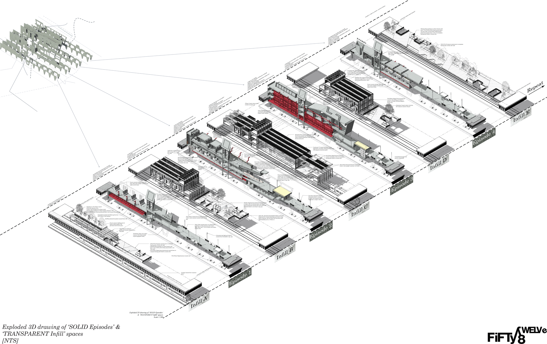 Cape Town Architect / Fifty8 Twelve Design / Kinetic Architecture / Movement Diagram