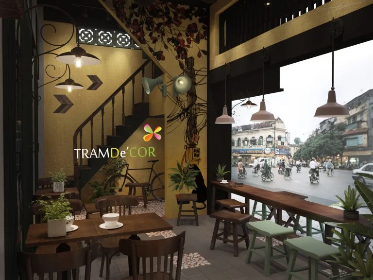 Với cách trang trí quán café khá cầu kì, chỉn chu từ các đồ nội thất không thể thiếu trong mỗi quán café đến những chi tiết trang trí nhỏ nhấn nhá cho phong cách vintage ấn tượng này.