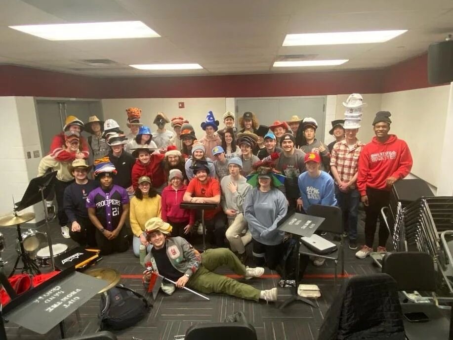 It was hats night at our chapter meeting last night!