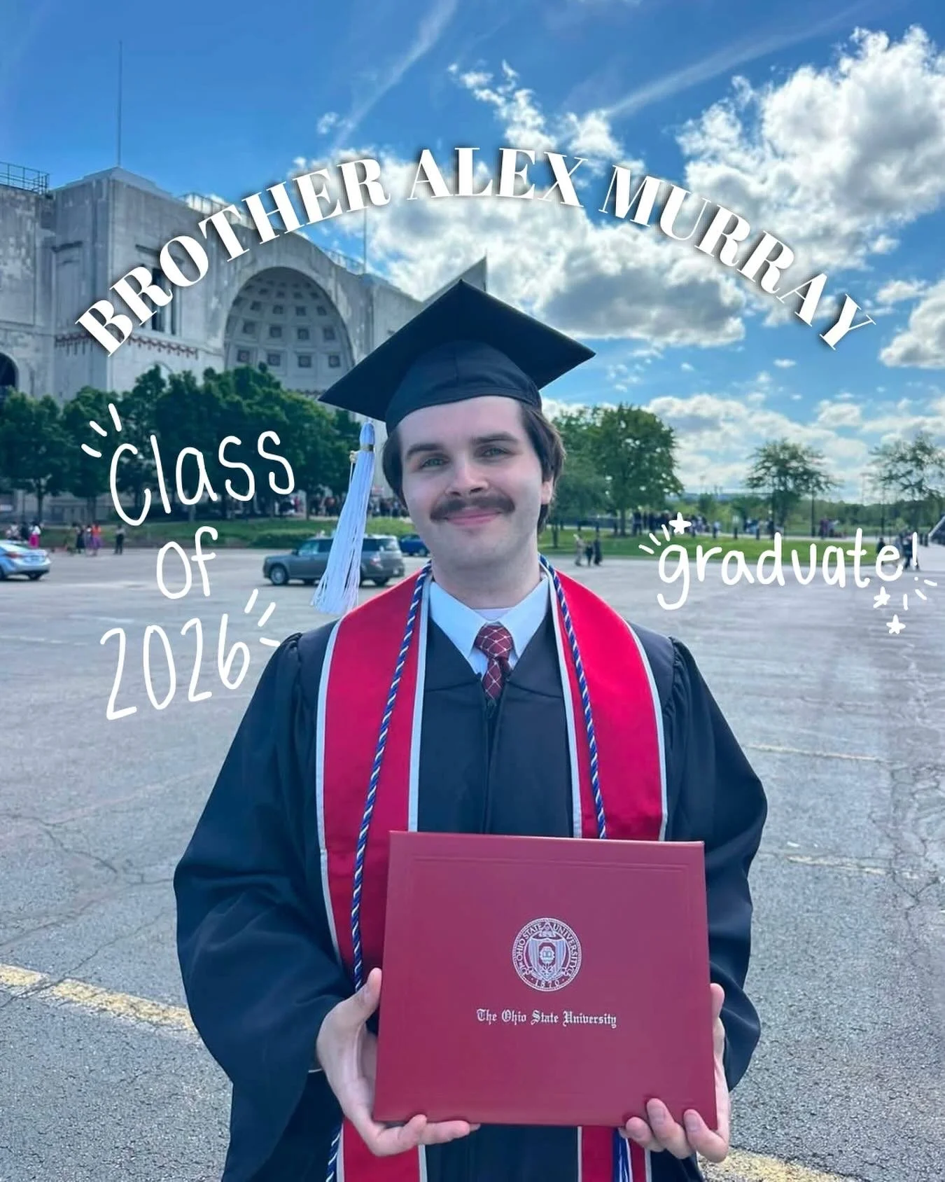 Congratulations to Brother Murray on graduating from The Ohio State University with a B.S. in Biology! His postgrad plans include going to grad school for Public Health! His favorite Kappa Kappa Psi memory is attending Ohio Day! 💙🔱