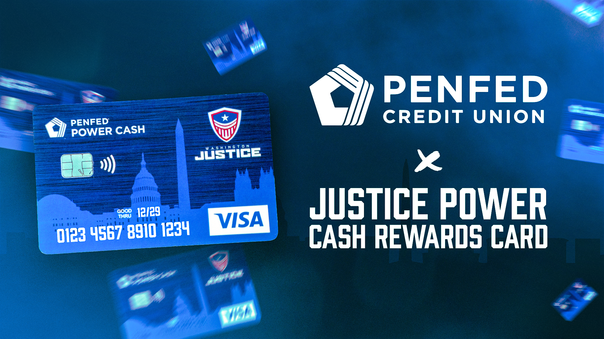 PenFed Credit Union Launches Washington Justice Branded Power Cash