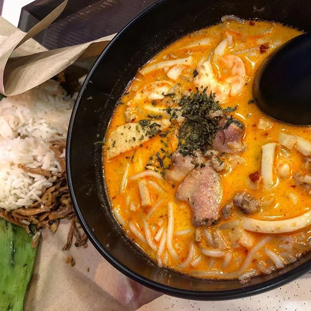 Getting very into laksa