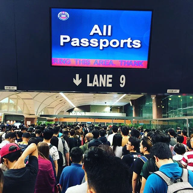 Traveling on National Day weekend requires patience #Singapore