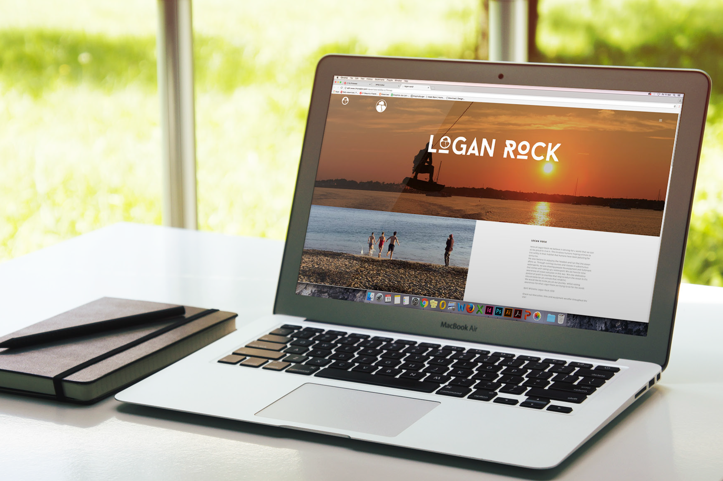 'Logan Rock' branding project