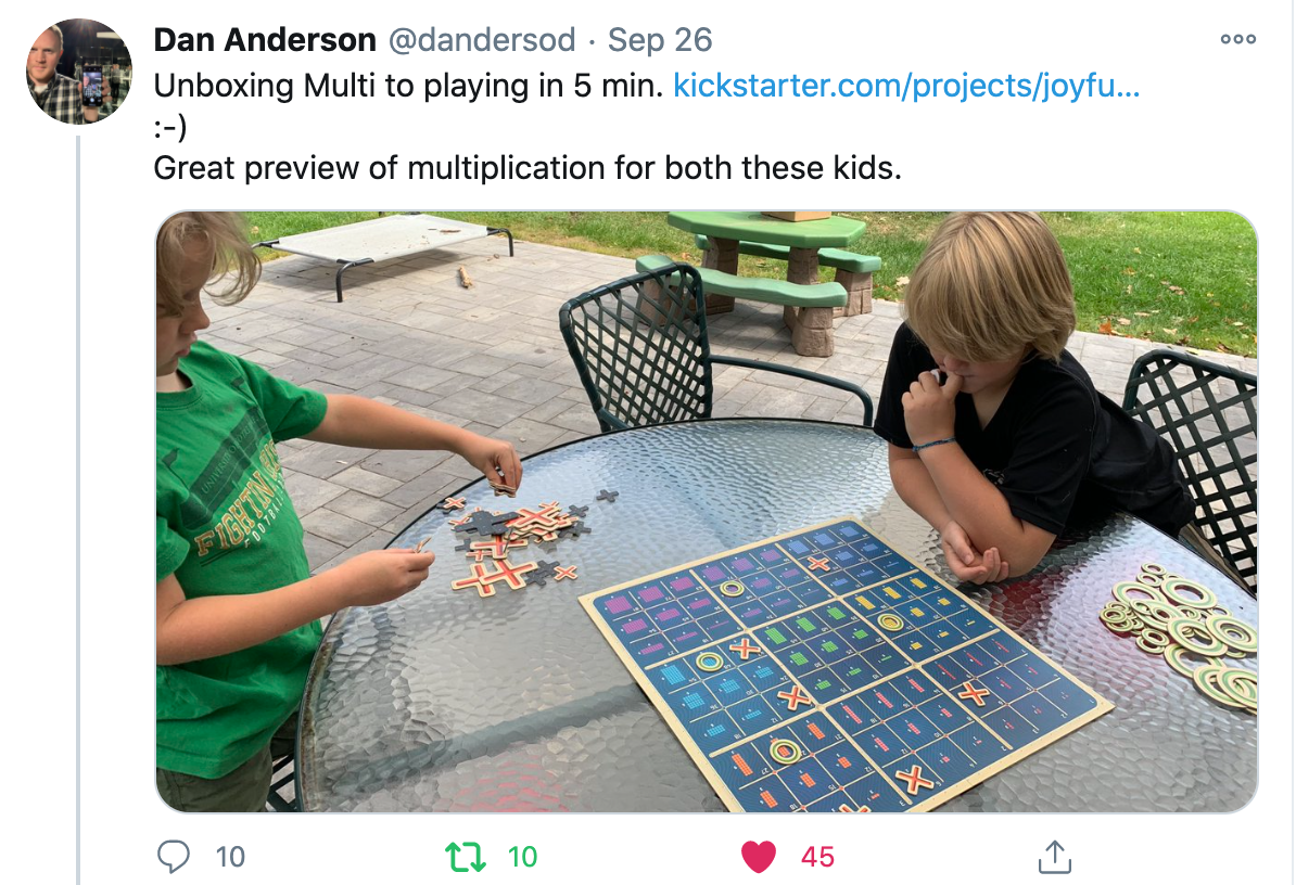MULTI Board Game — Joyful Mathematics