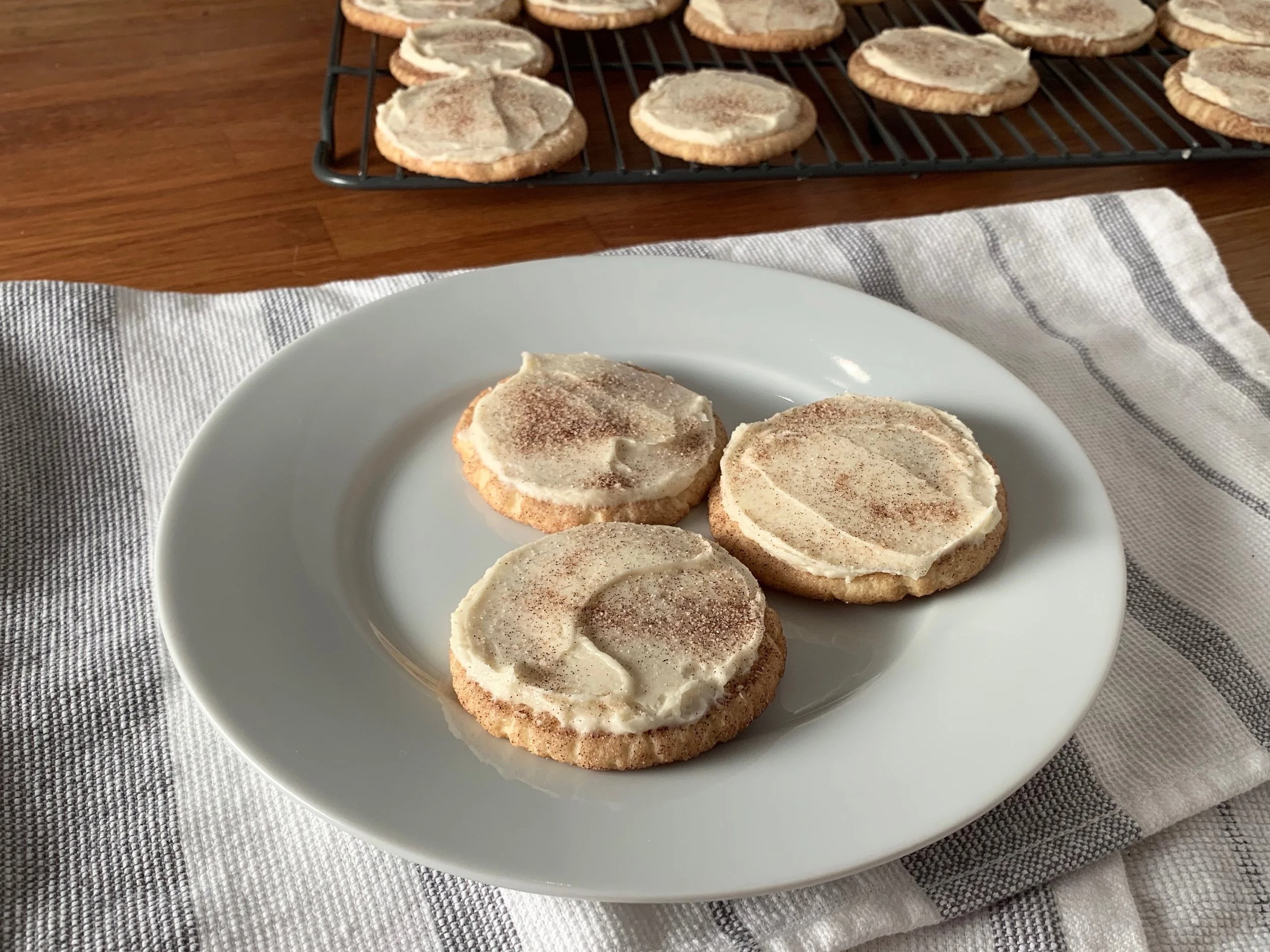 Frosted Cinnamon Cookies — Fresh to Dess
