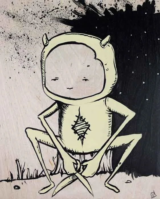 Chris Granillo Creature Kingdom acrylic
