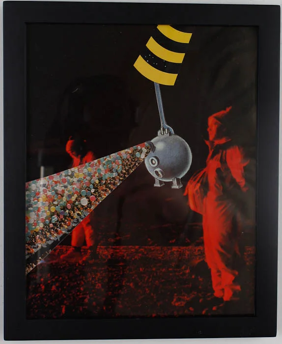 J Shelly Harrison 'Our Silent Cheer' collage