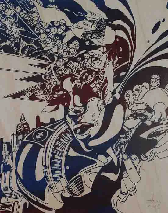 Joshua Mays screen print edition of 7