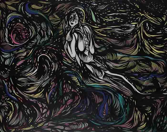 Sasha Laurel War of Me acrylic