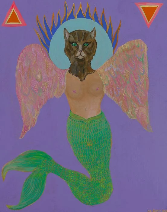 Meagan Boyd Mystic Fin 1 gouache