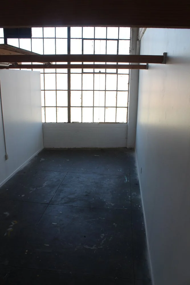 view of the window in art studio 4 rental