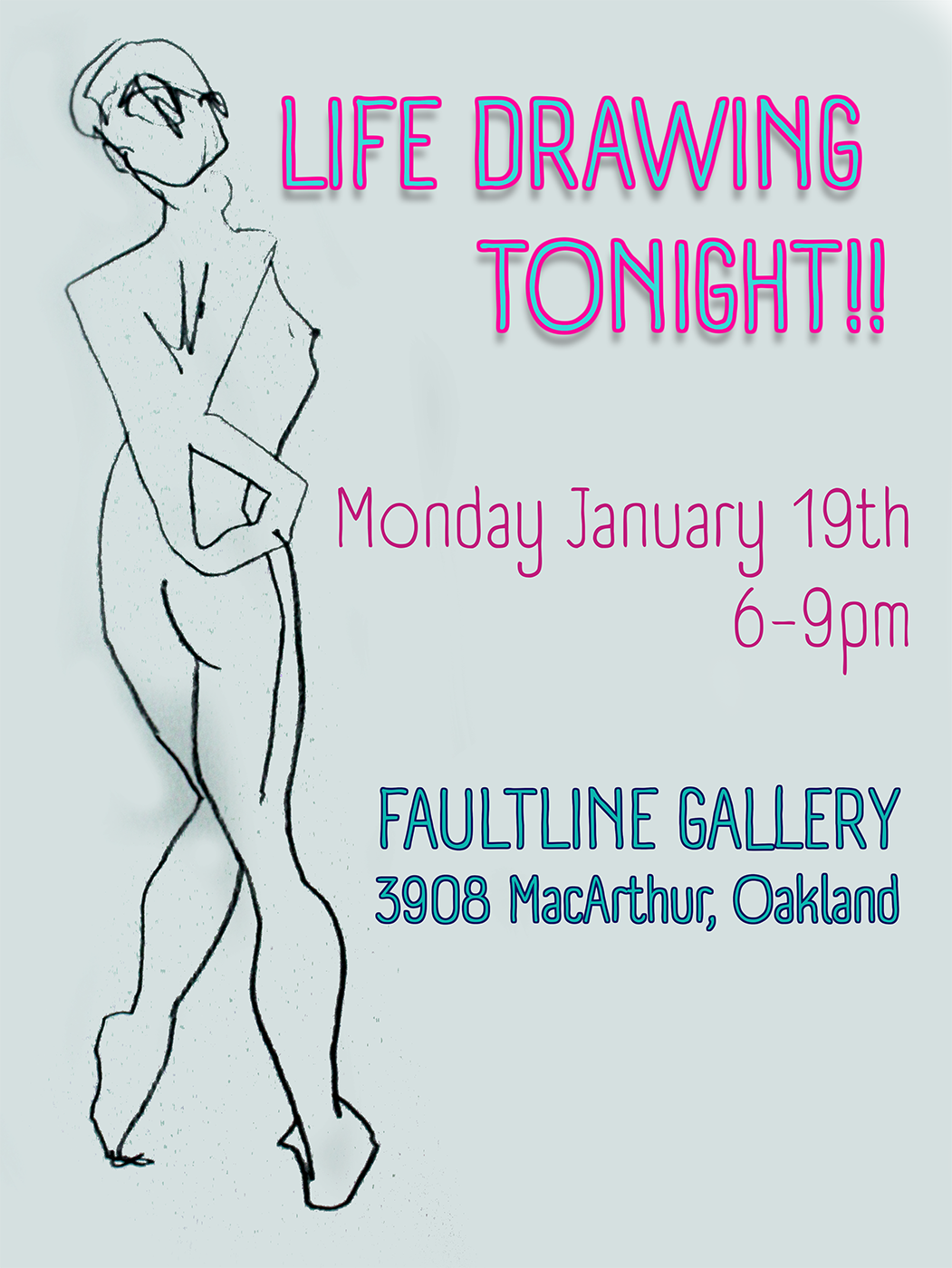Life Drawing on MLK Day