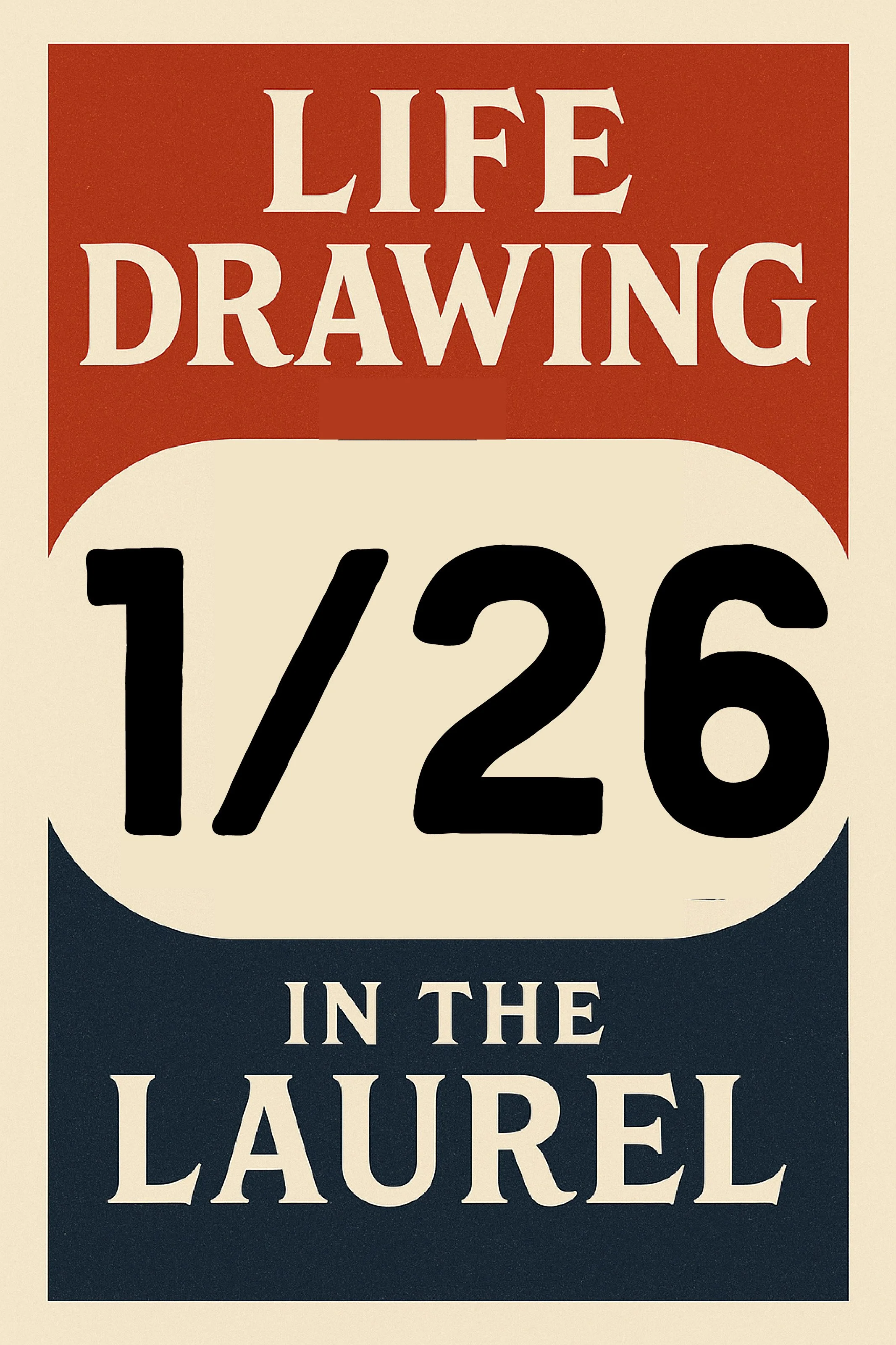 Life Drawing Monday 6-9pm 1/26/26 at Faultline Gallery