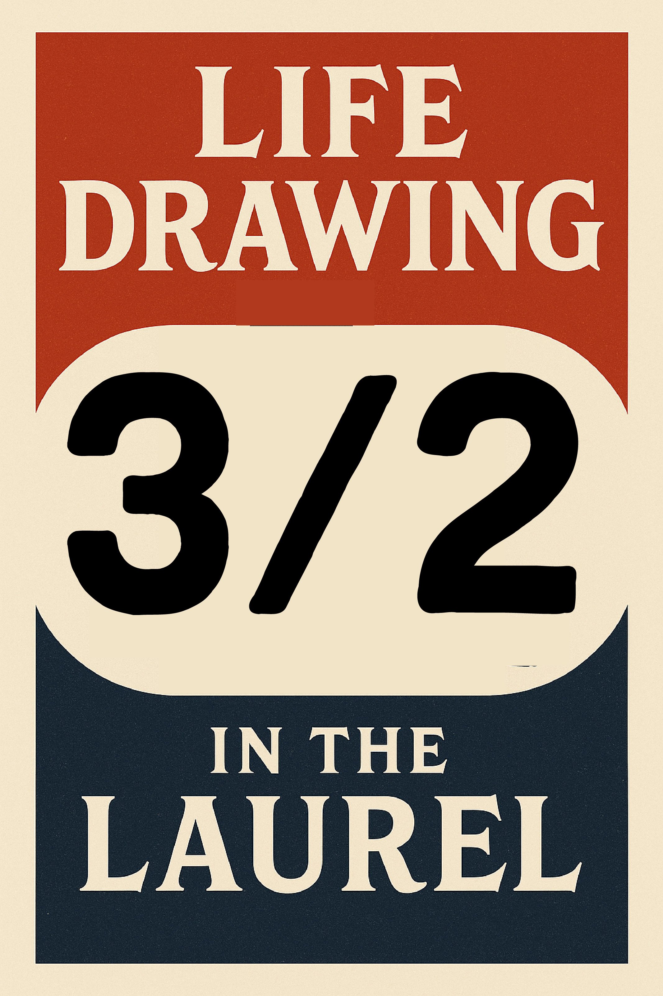 Life Drawing Monday 6-9pm 3/2/26 at Faultline Gallery (model: Salka)