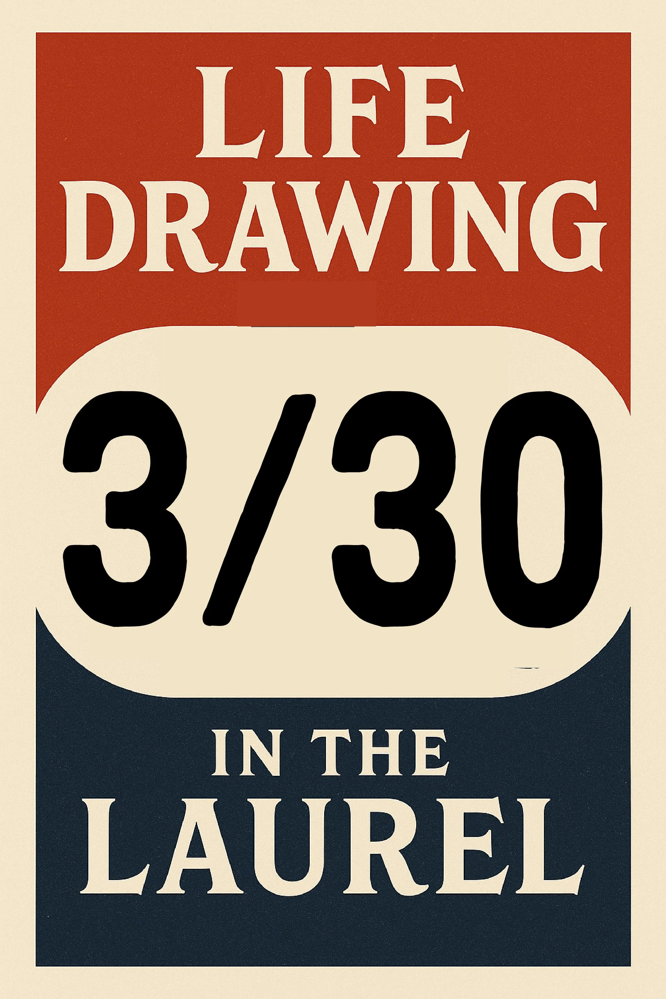 Life Drawing Monday 6-9pm 3/30/26 at Faultline Gallery (model-Bob*)