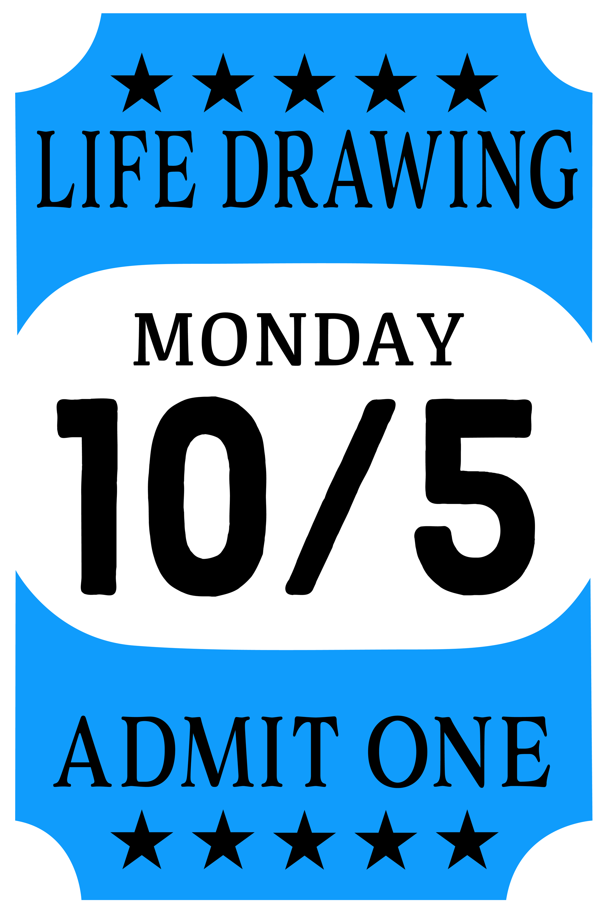 Life Drawing Monday 6-9pm 10/5/26 at Faultline Gallery (model-Desmina*)
