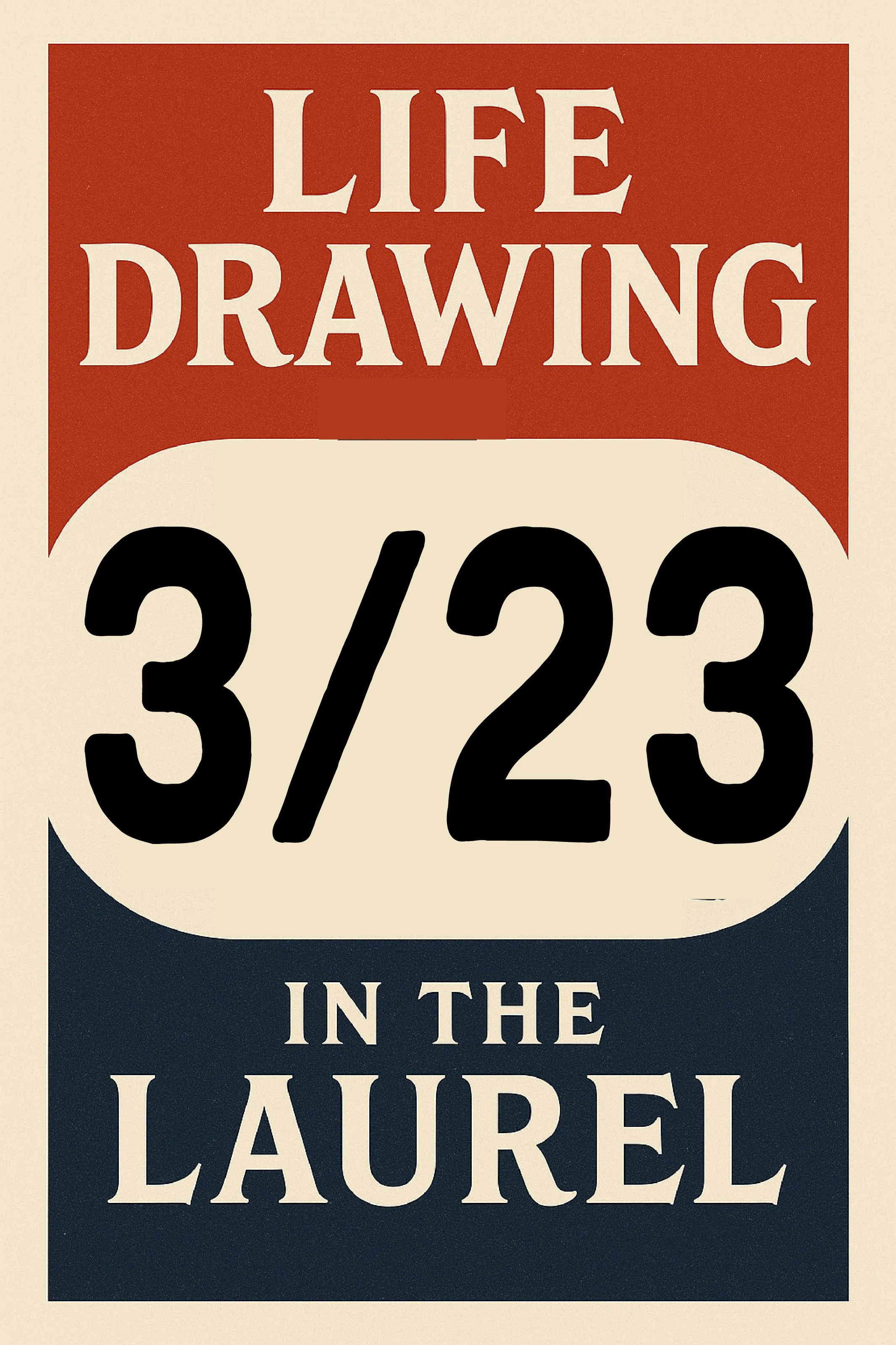 Life Drawing Monday 6-9pm 3/23/26 at Faultline Gallery (model-Disha*)