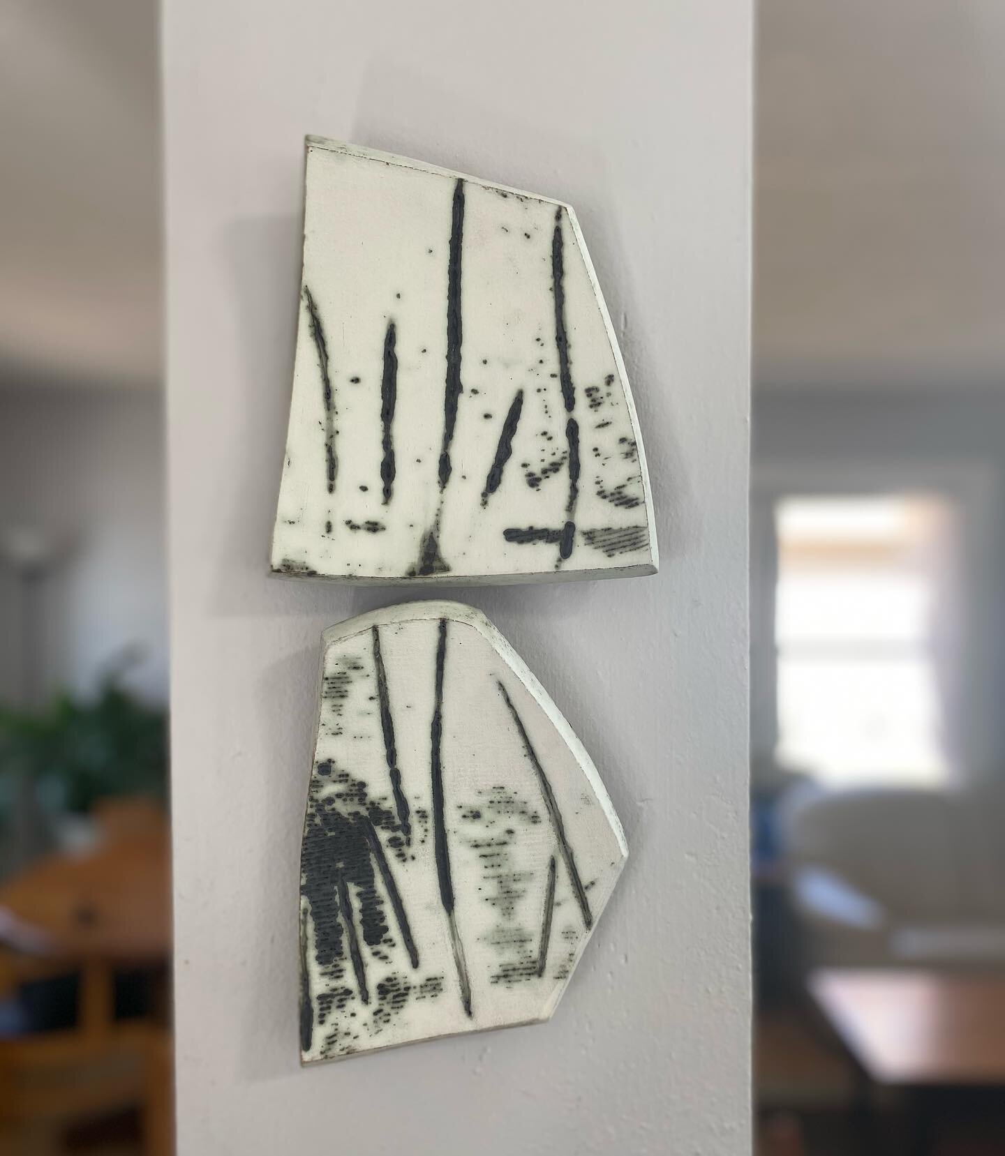 New wall piece fresh out of the kiln. Inspired by winter grass/cattail scapes in Wisconsin. It&rsquo;s always a great feeling to complete an idea or piece and see it as it was intended. This piece is for sale if there are any other winter lovers out 