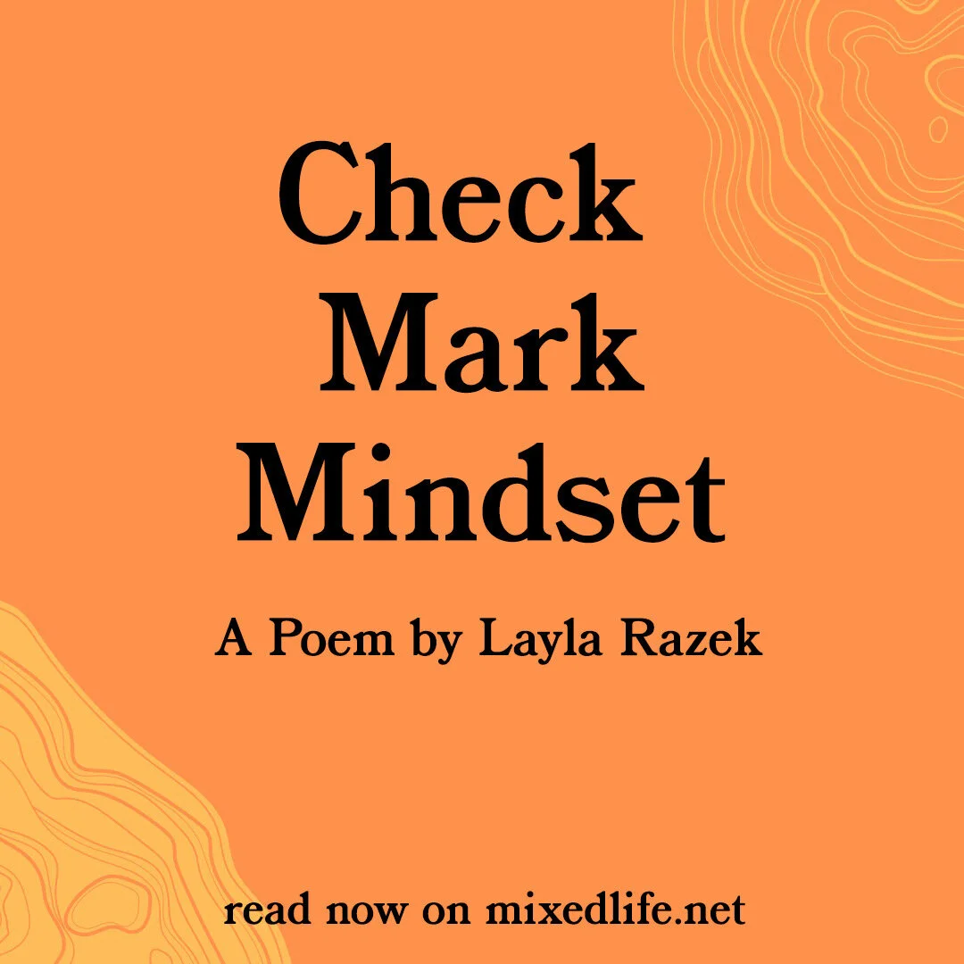 Check Mark Mindset - A Poem by Layla Razek