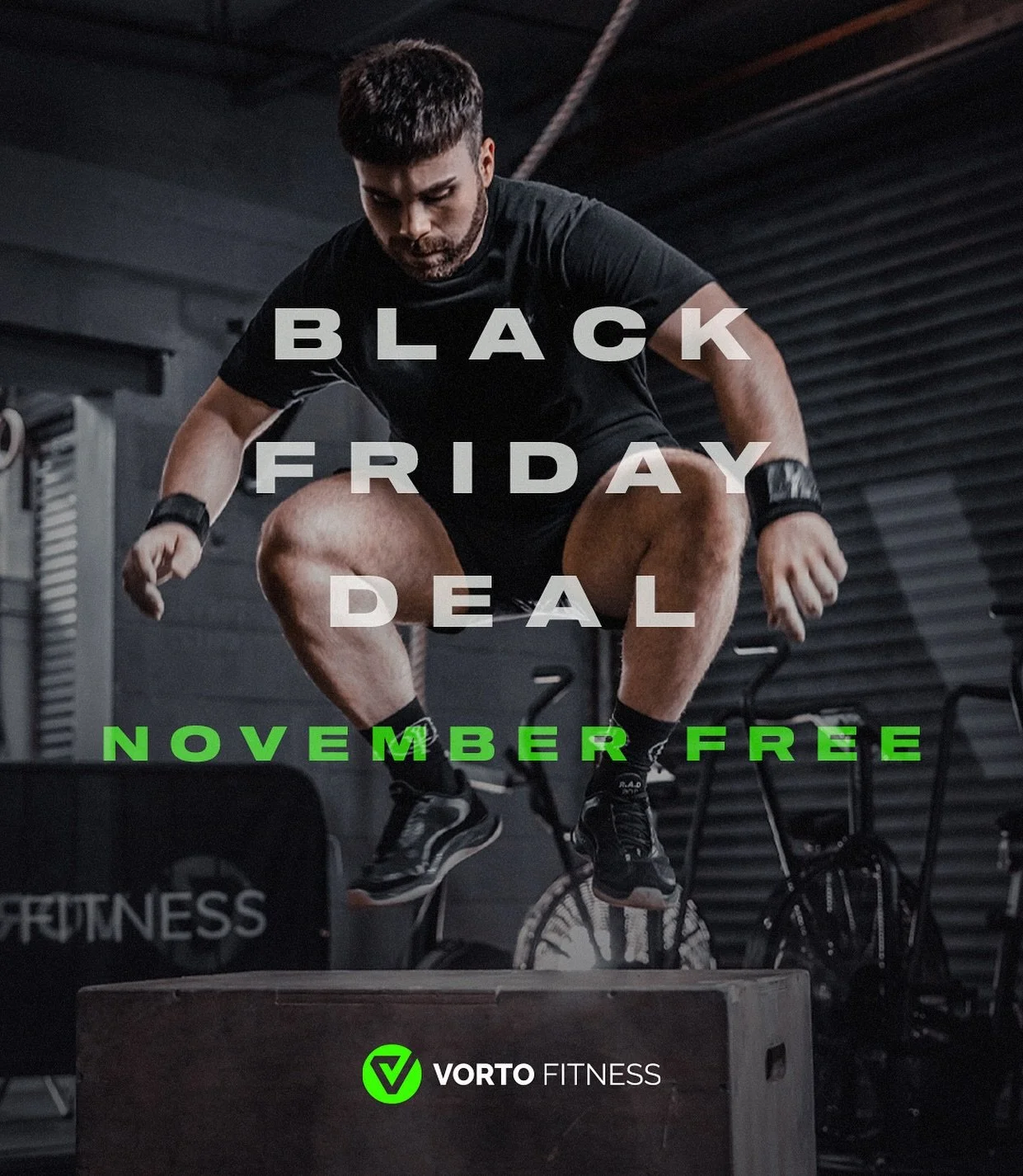 Black Friday Deal! 💥💚

Get FREE access to Vorto Fitness for the rest of November when you sign up to any of our membership options using code: BLKFRI24. 

Pay nothing until the 1st December and gain instant access to explore all that Vorto Fitness 