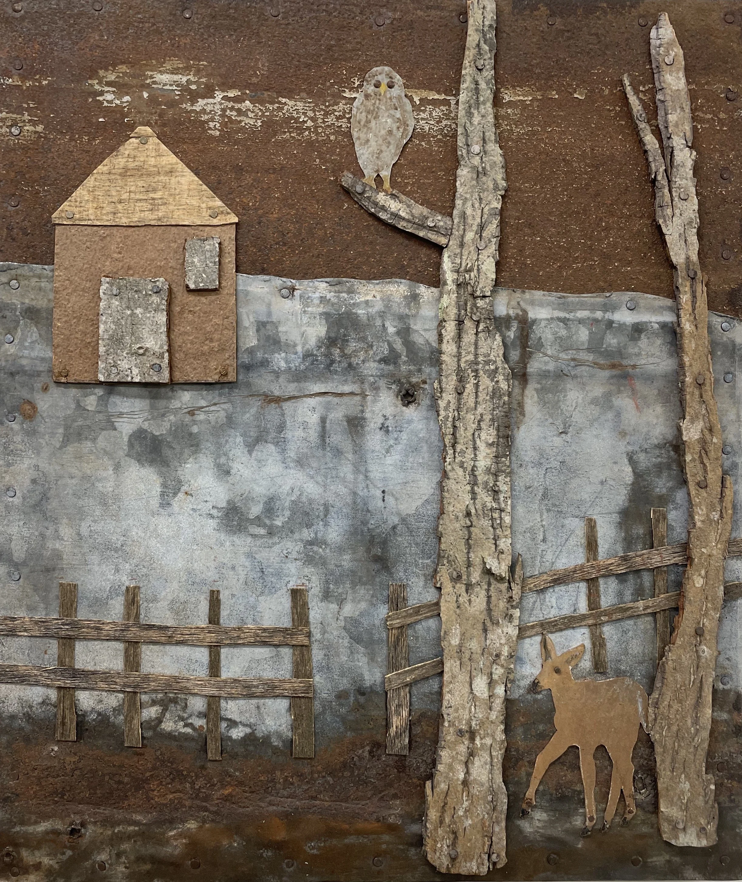 Open Gate 10" x 12"