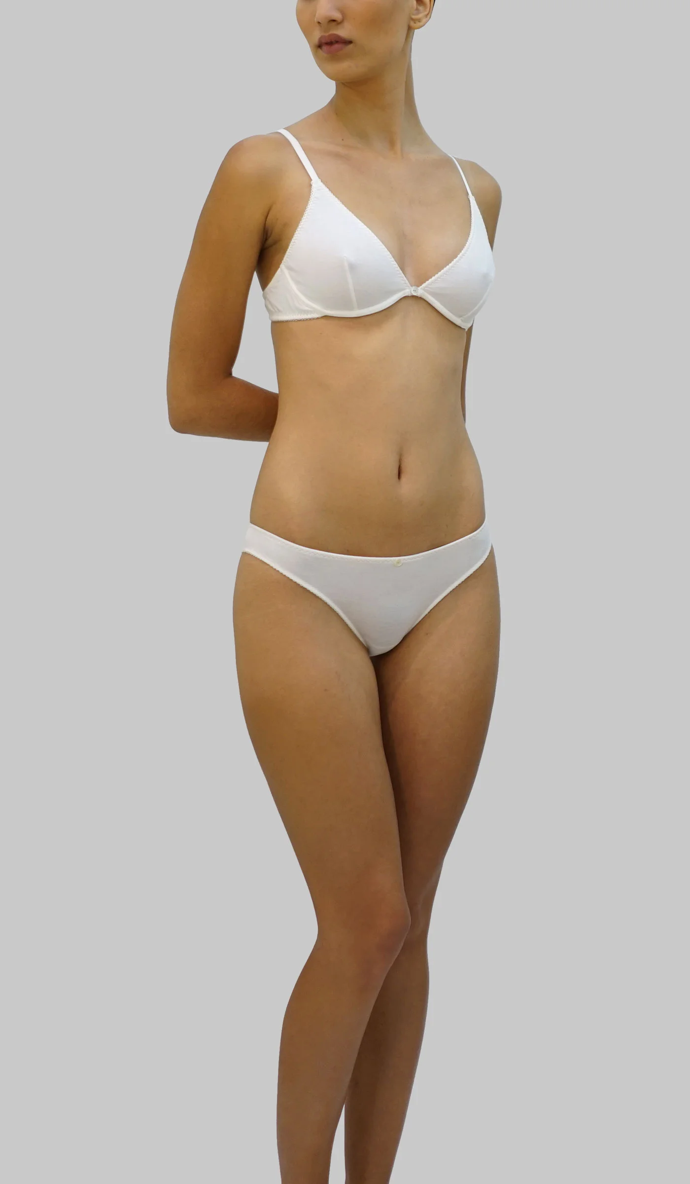 lingerie bio | modal | armature | blanc | coryphee