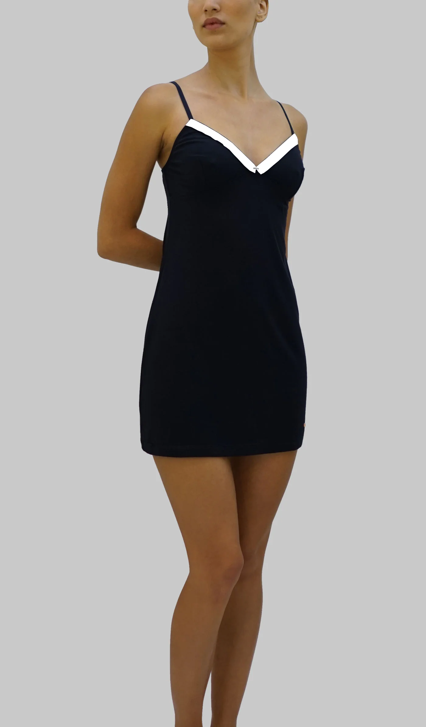 fond de robe, nuit, pyjama bio, made in italy, vêtement nuit bio