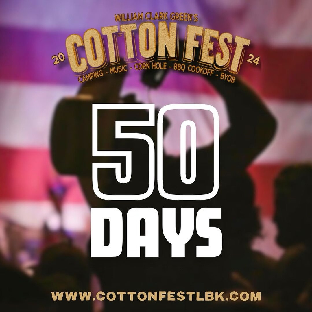 ‼️ 50 DAYS UNTIL COTTON FEST ‼️ do you have your tickets yet?! Click the link in bio to get yours now!