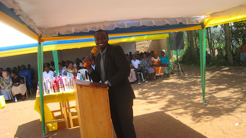 The Headmaster of Urukundo Learning Center, Irene Dushimana.
