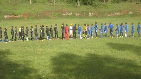 Our team and fans. The team is made up of teachers, guards, kitchen crew, our Pastor and office staff. They are an awesome bunch.