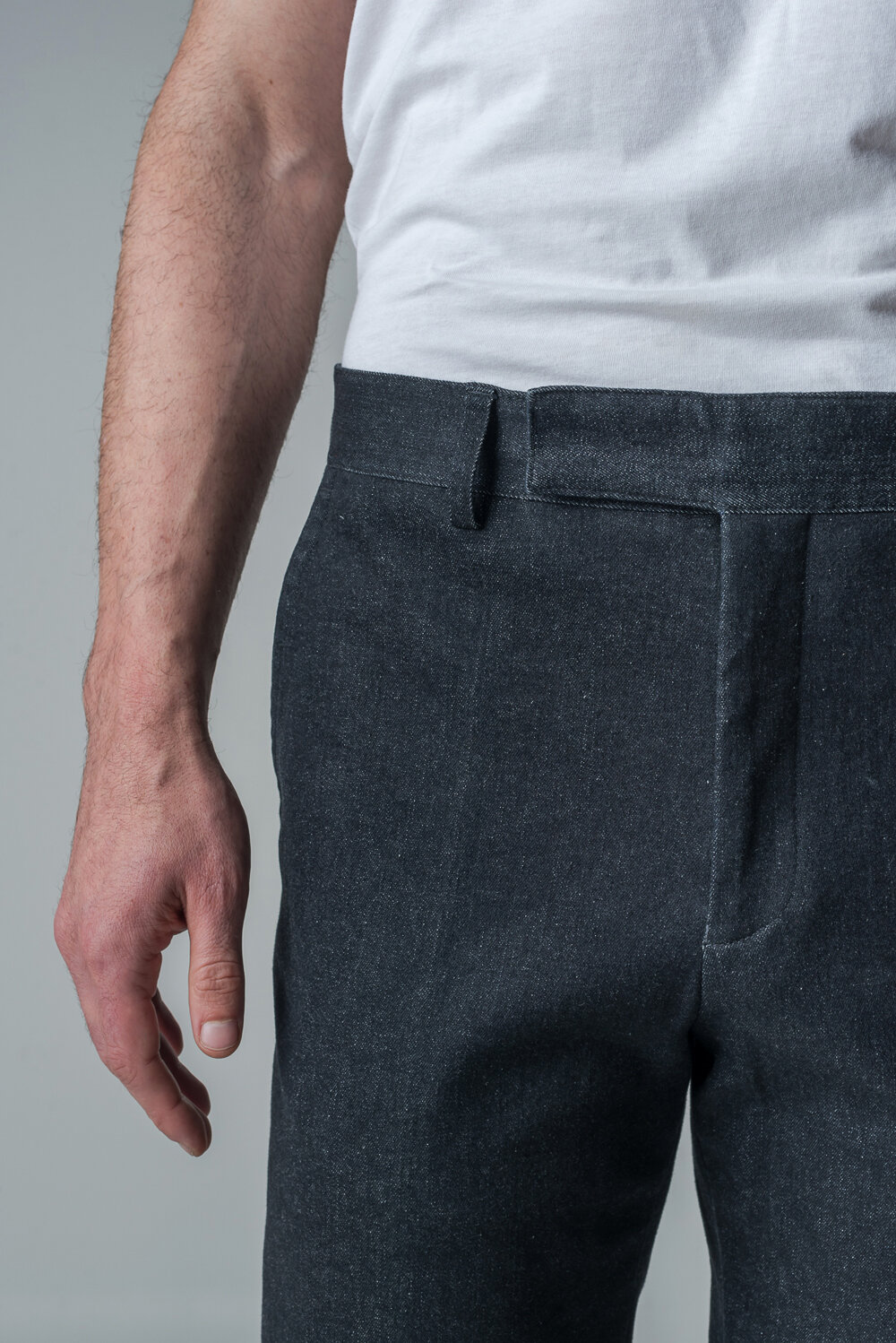 Italian Standard Chinos - Navy Denim | Artisan Lab