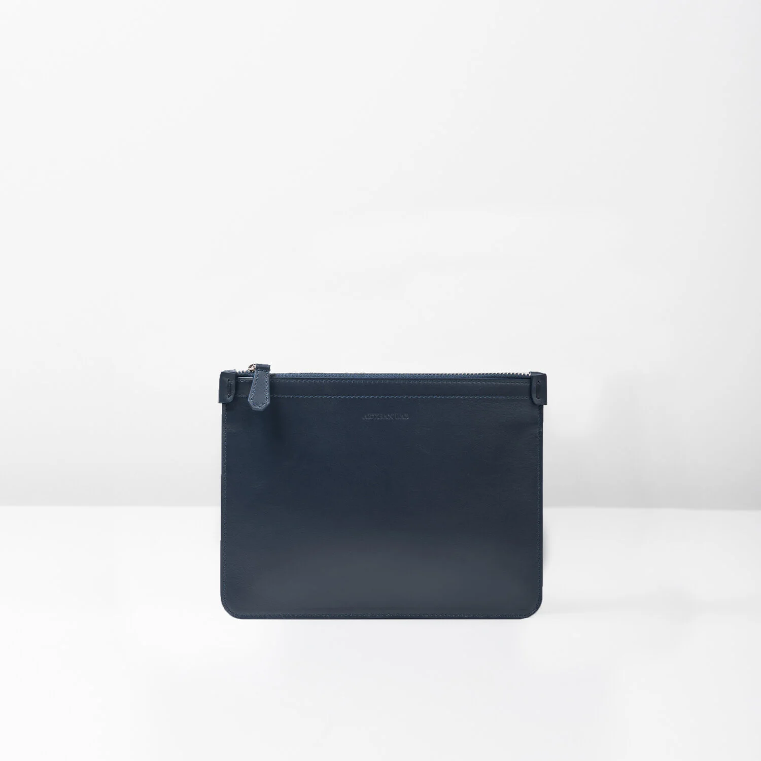 Leather Wallet - Navy