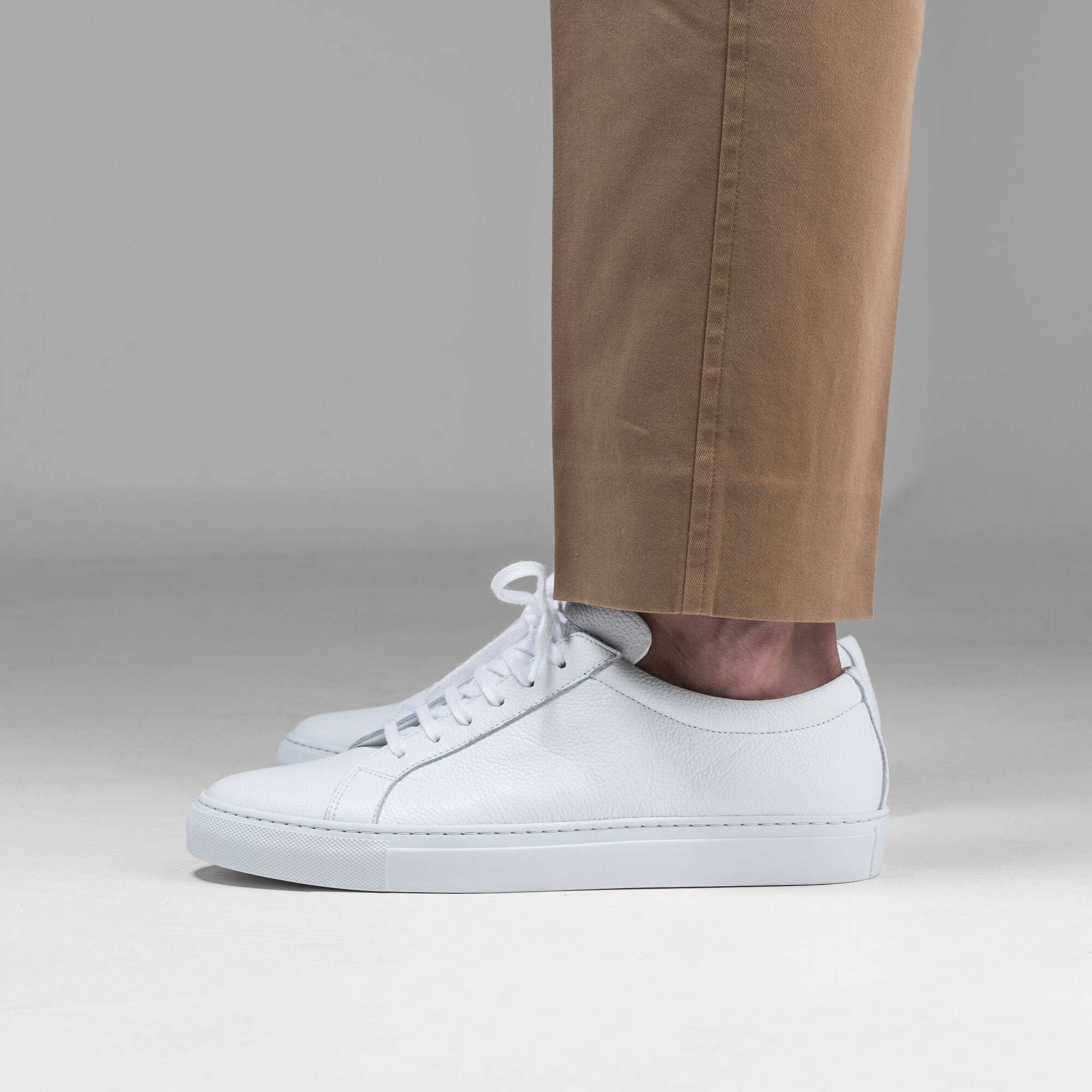 Essential Sneakers - Grained White | Artisan Lab