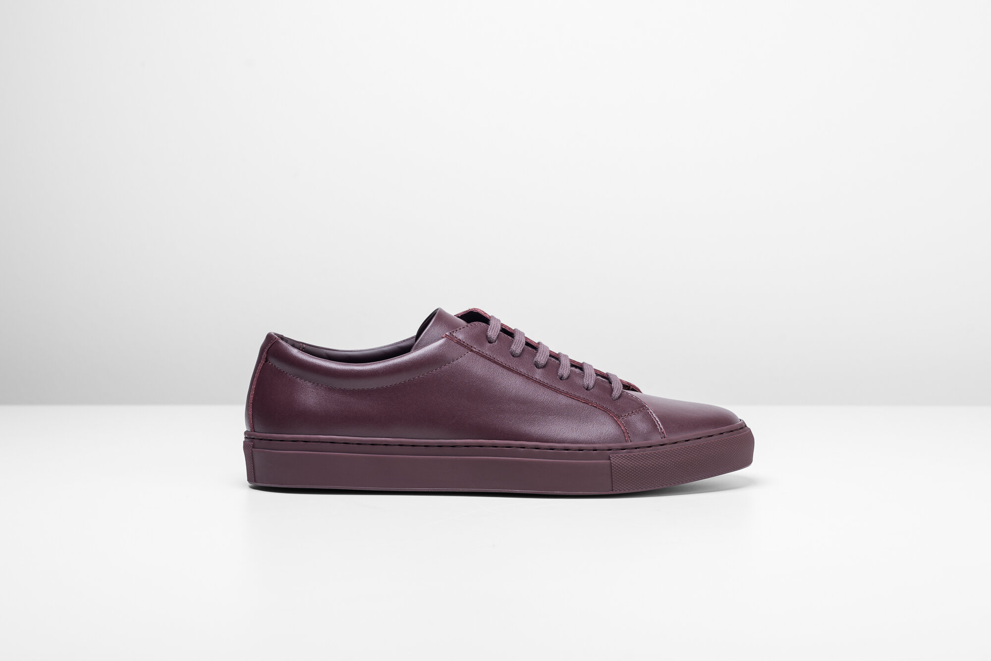 Essential Sneakers - Burgundy | Artisan Lab
