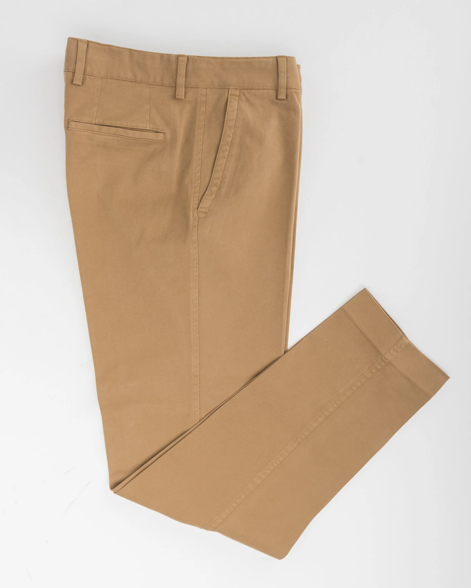 Italian Standard Chinos - Tobacco Cotton