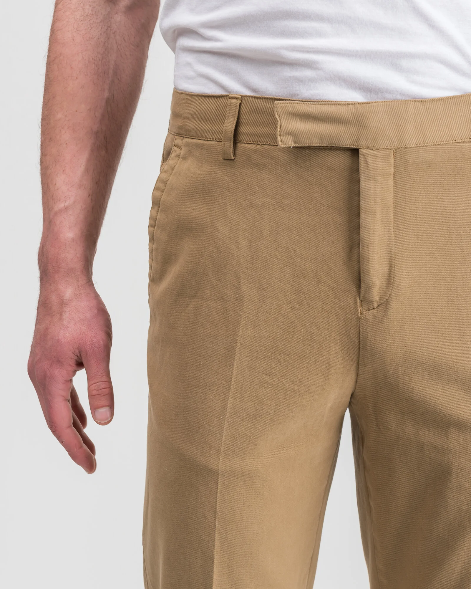 Italian Standard Chinos - Tobacco Cotton