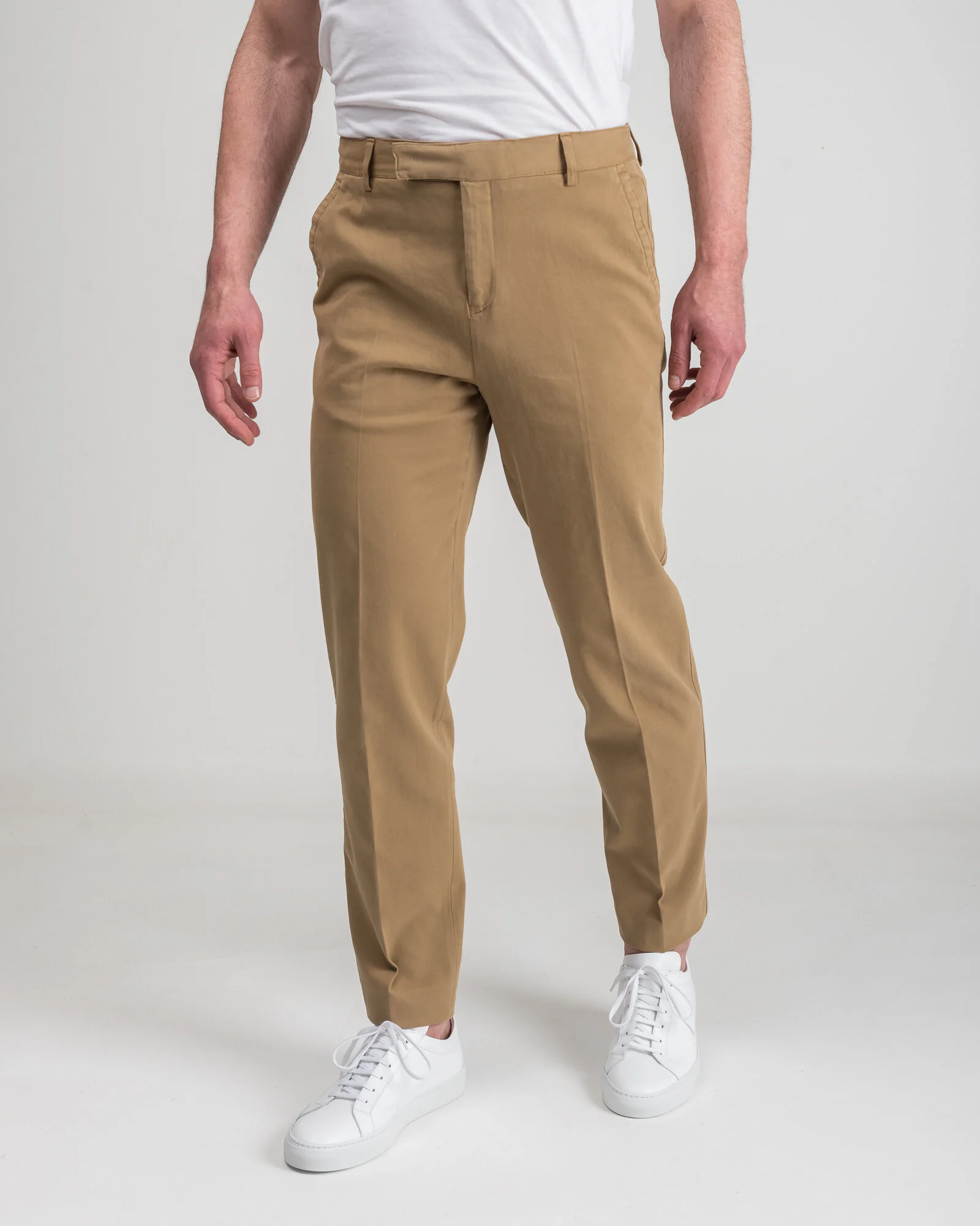 Italian Standard Chinos - Tobacco Cotton