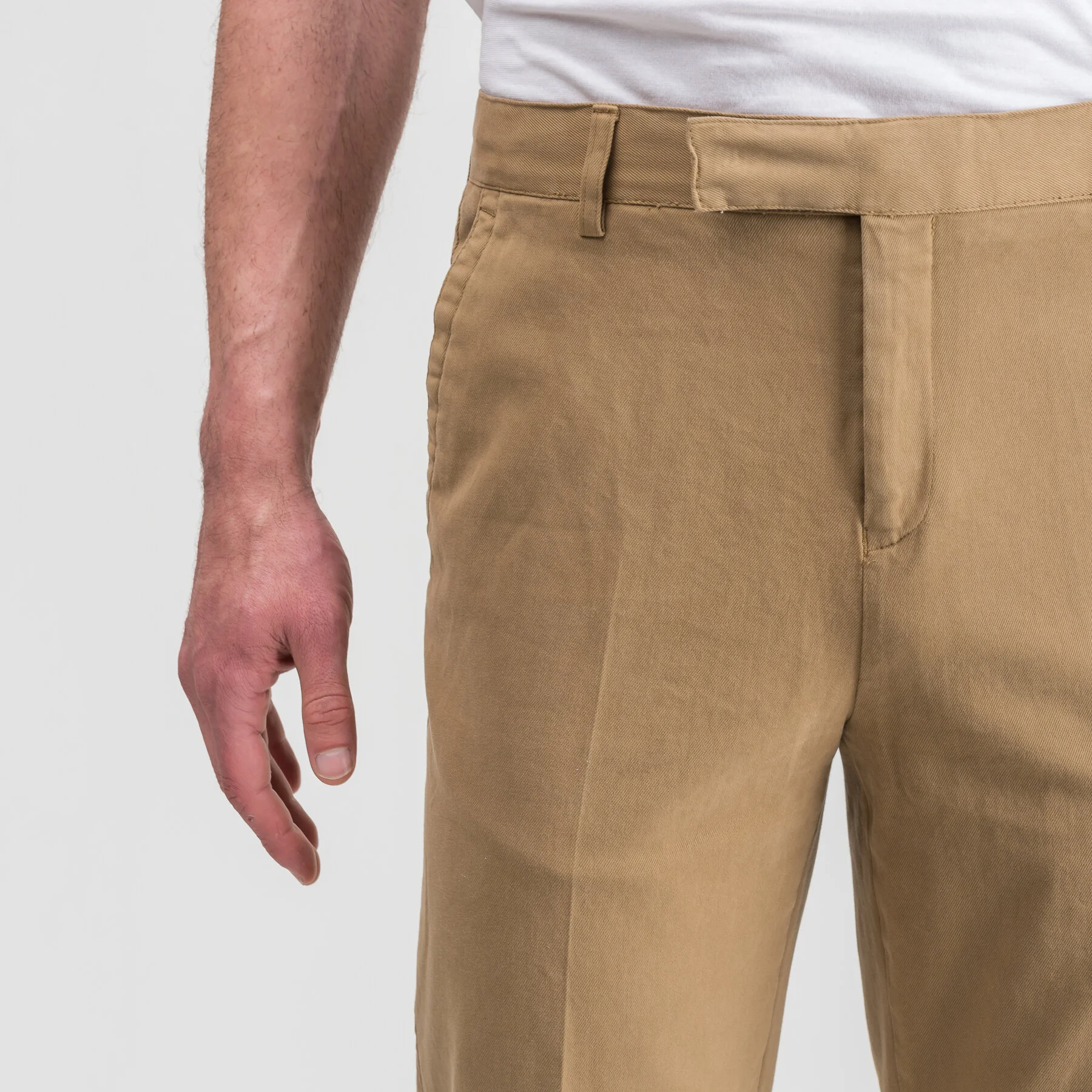 Italian Standard Chinos - Tobacco Cotton