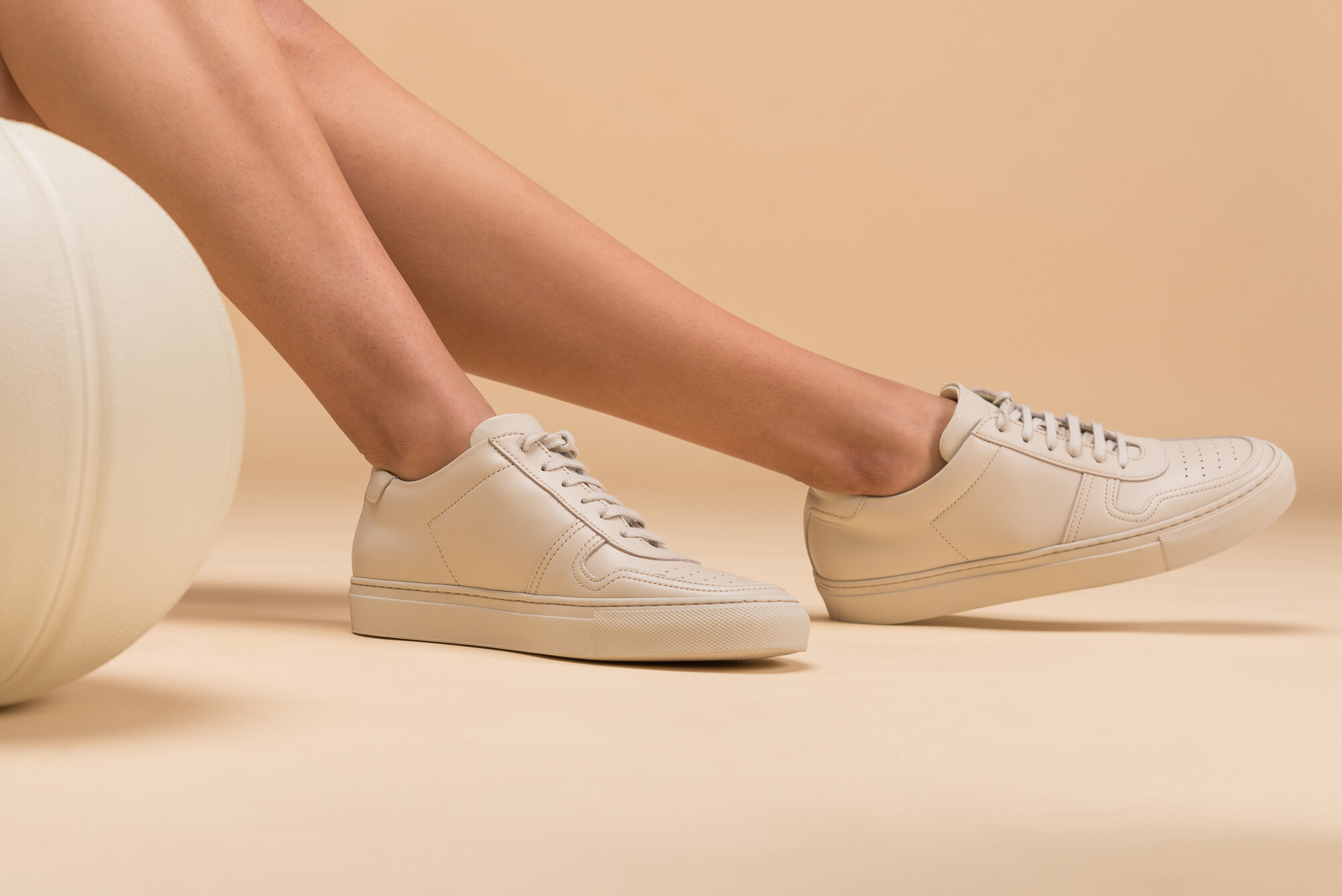 Women's Sneakers - Cream | Artisan Lab