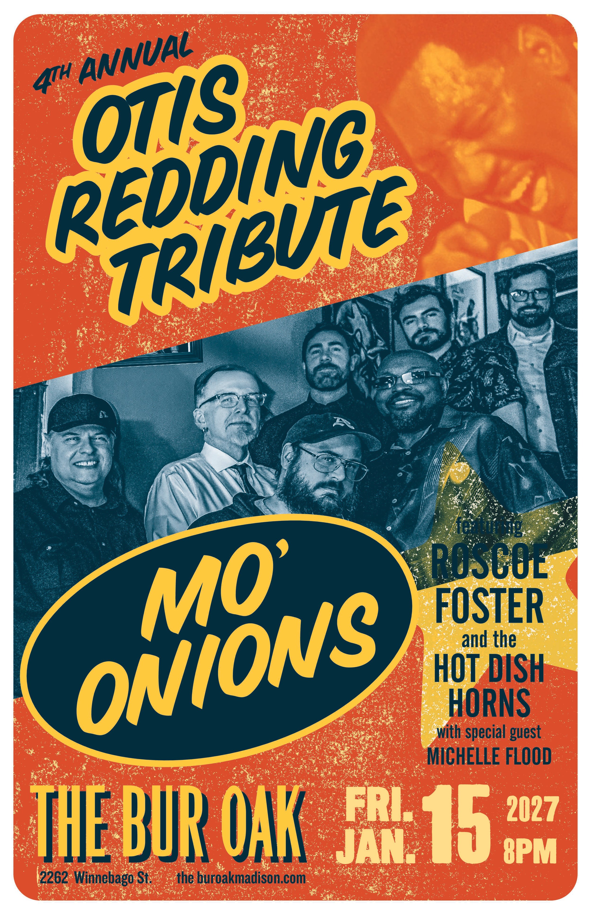 Mo' Onions 4th Annual Otis Redding Tribute ft. Roscoe Foster & the Hot Dish Horns