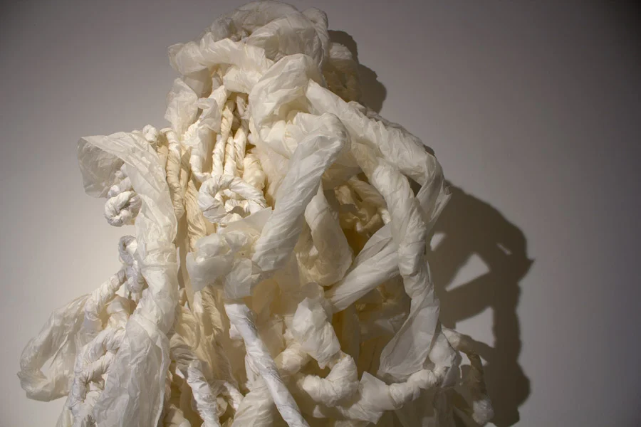 Hazing Period. 64"W x 57"D x 114"H. Tracing Paper. (2014)