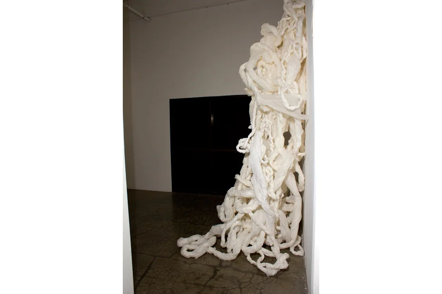 Hazing Period. 64"W x 57"D x 114"H. Tracing Paper. (2014)