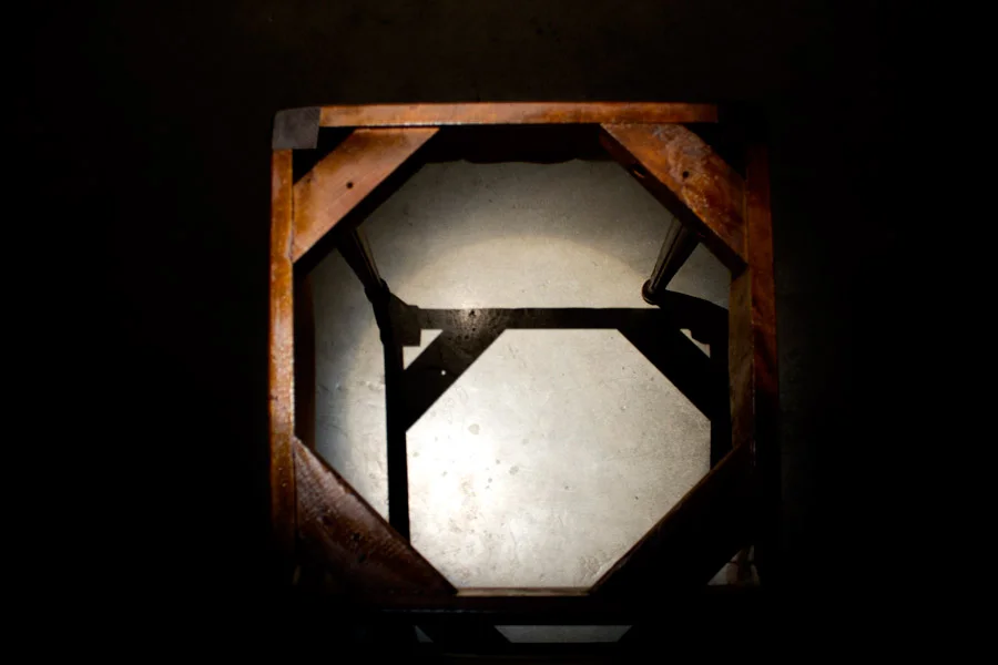Big & Little. Chairs, Spot Lighting, Video Projection. Dimensions Variable. (2014)