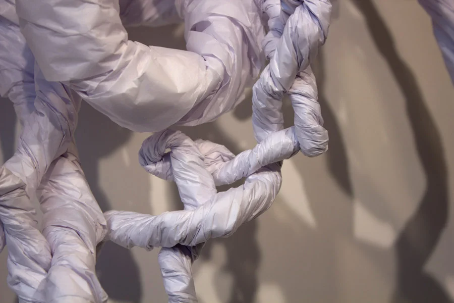 Paper White. 32"W x 27"D x 88"H. Medical Exam Paper. (2014)