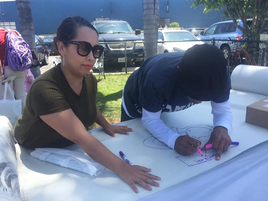 An artist-led happening at Bergamot Station Center for the Arts to discuss the community’s visions for progress. (May 2016)