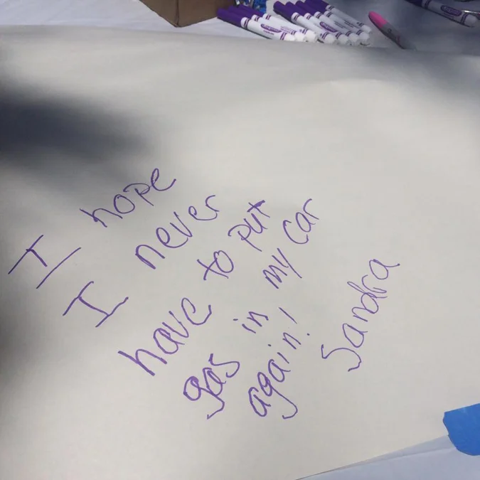 An artist-led happening at Bergamot Station Center for the Arts to discuss the community’s visions for progress. (May 2016)