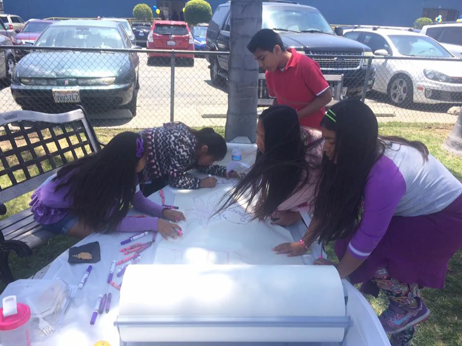 An artist-led happening at Bergamot Station Center for the Arts to discuss the community’s visions for progress. (May 2016)